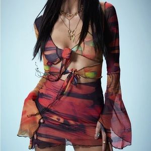 Jaded Londed Mystic Mesh Dress